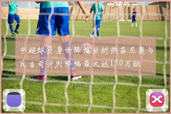 中超球员身价降幅分析热菲尼奥与瓦吉奇并列降幅最大达150万欧